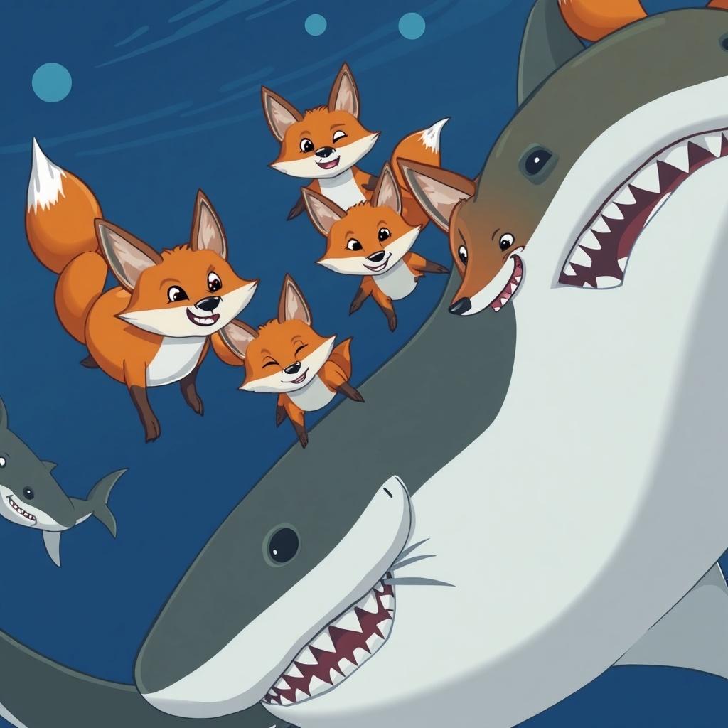 Foxes at Sea