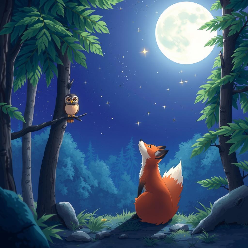 The Little Fox and the Missing Moon