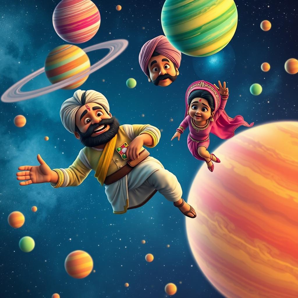 Chacha Chaudhary's Space Adventure