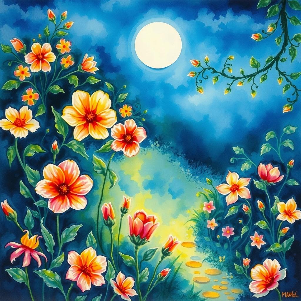 The Moonlit Garden