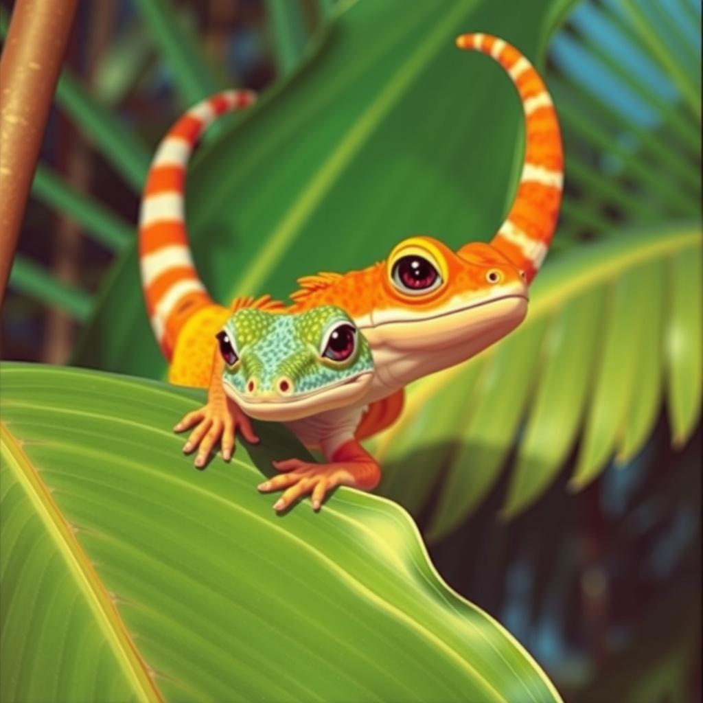 The Gecko and His Curious Tail