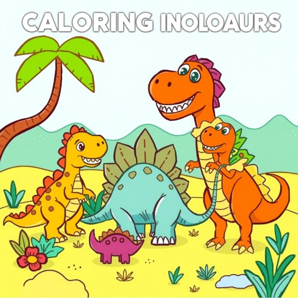 The Dinosaur Coloring Adventure