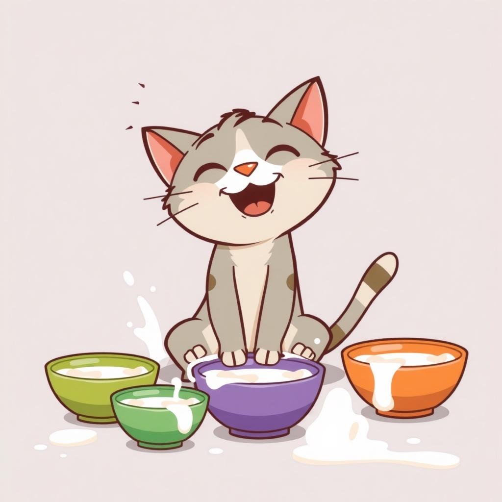 The Cat and the Overflowing Saucer