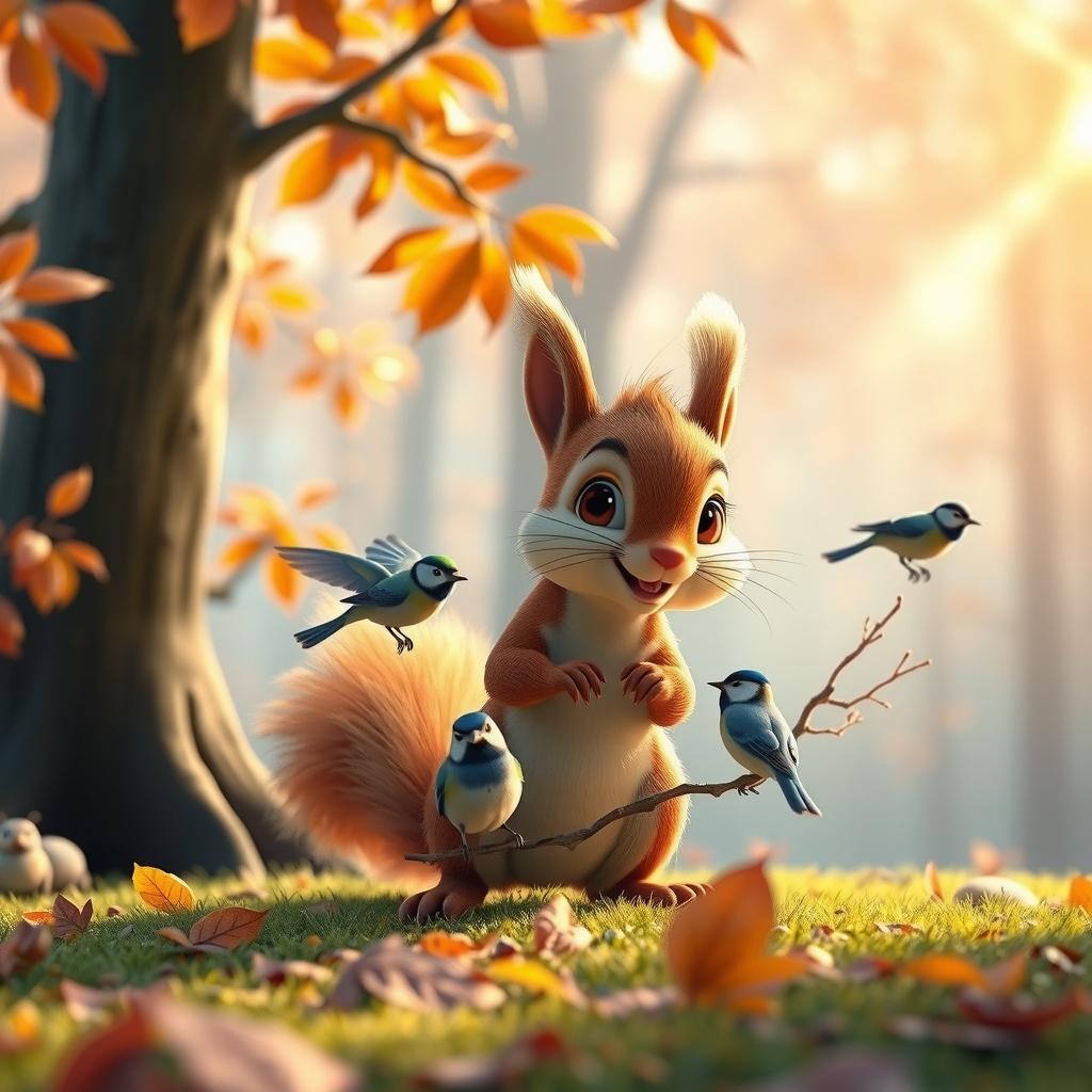 The Brave Little Squirrel