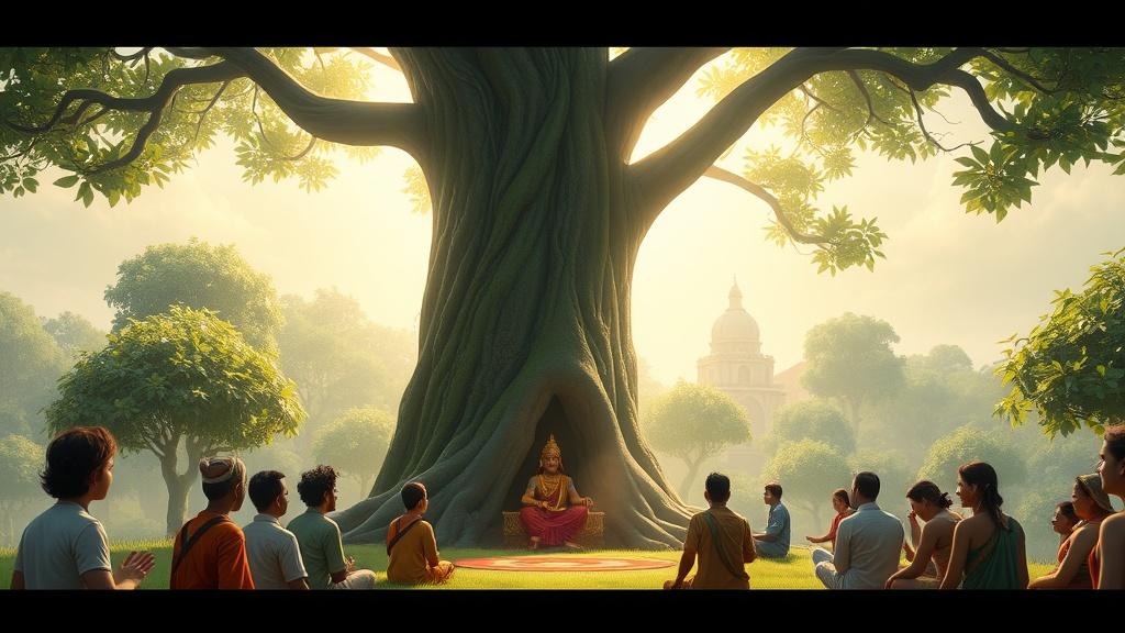 The Sacred Peepal Tree