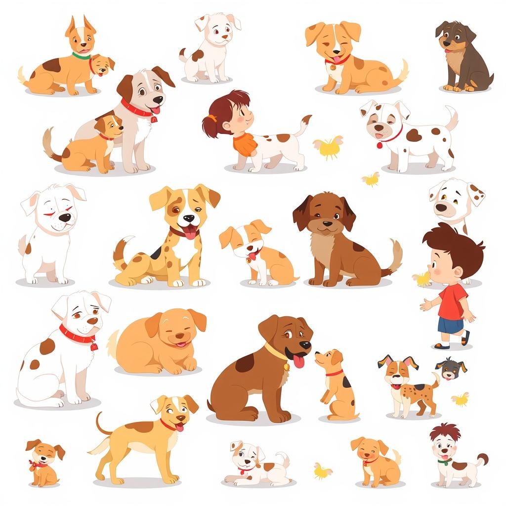 The Wonderful World of Dogs: A Coloring Adventure