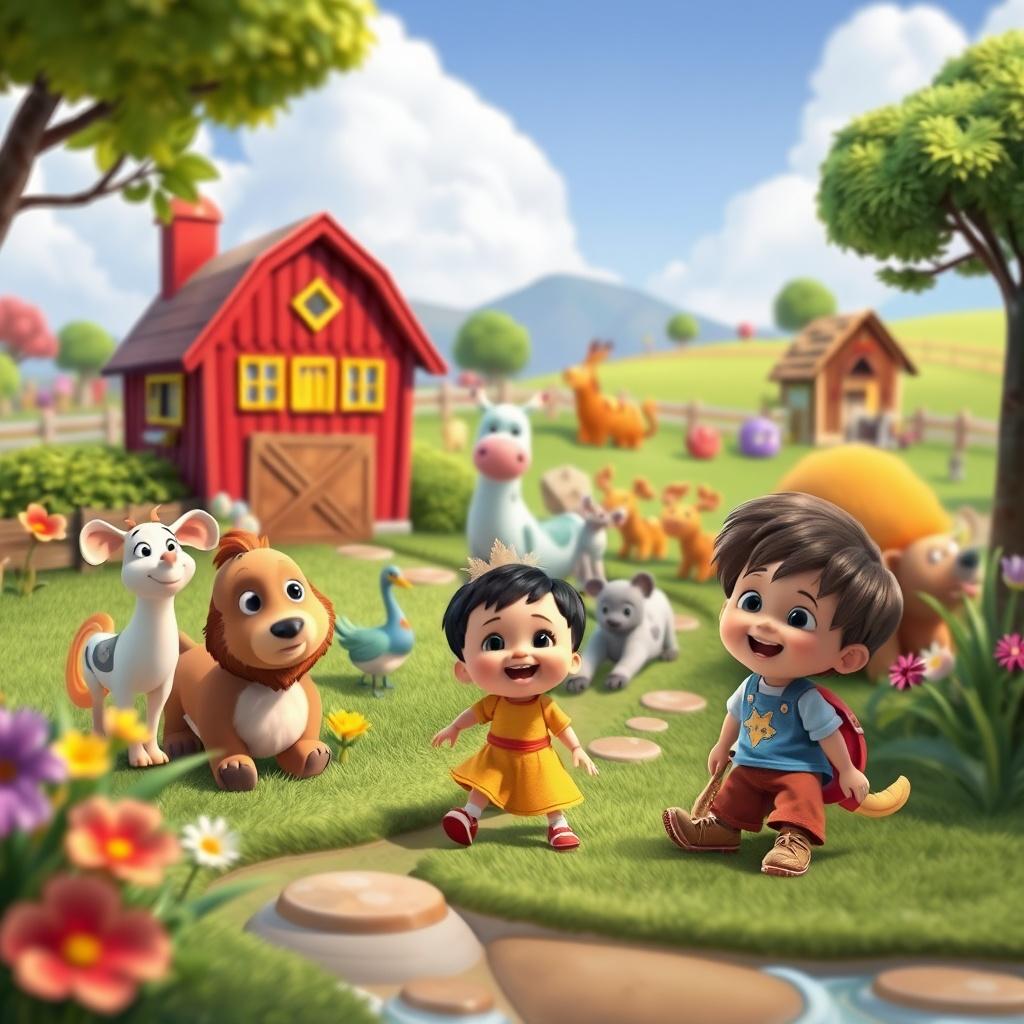 Emmanuel's Colorful Farm Adventure