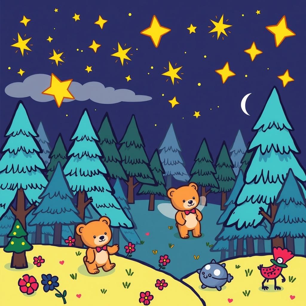 The Tale of Teddy and the Enchanted Forest