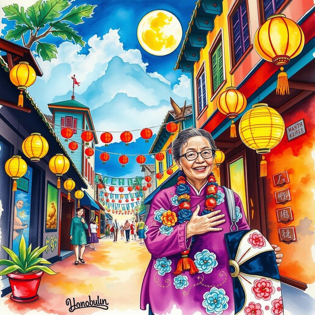 Moonlit Magic in Chinatown