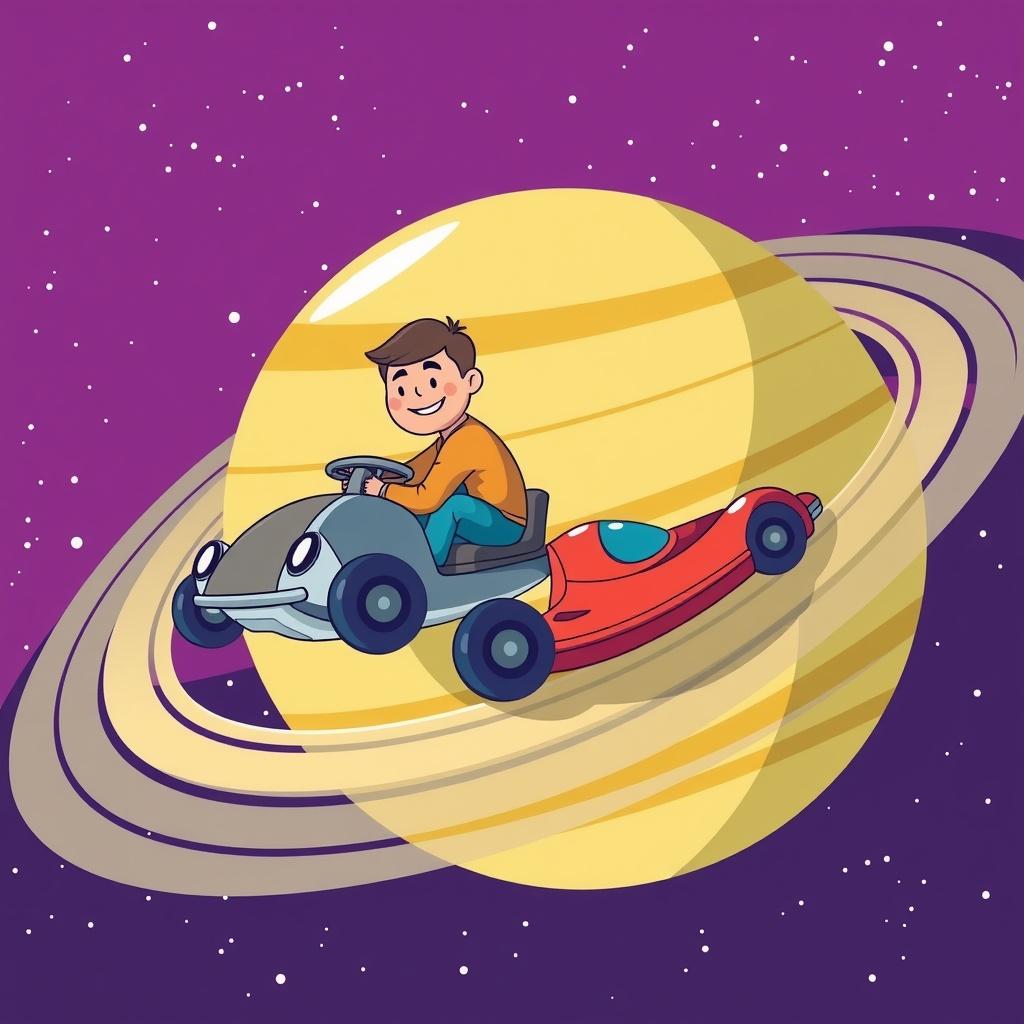 Race Under Saturn's Rings