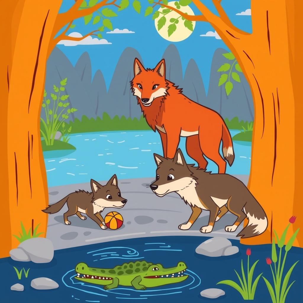 The Wolf and the Crocodile