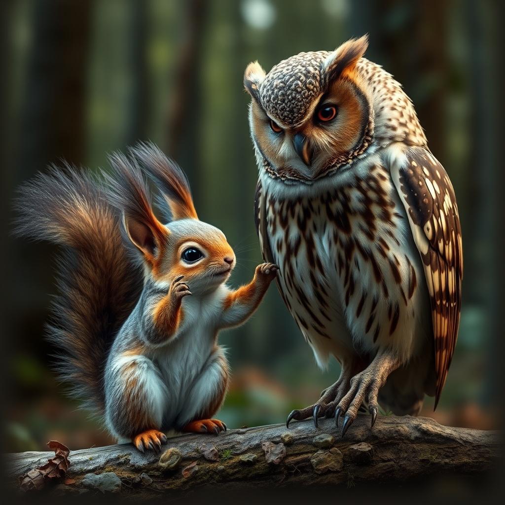 The Brave Little Squirrel's Adventure