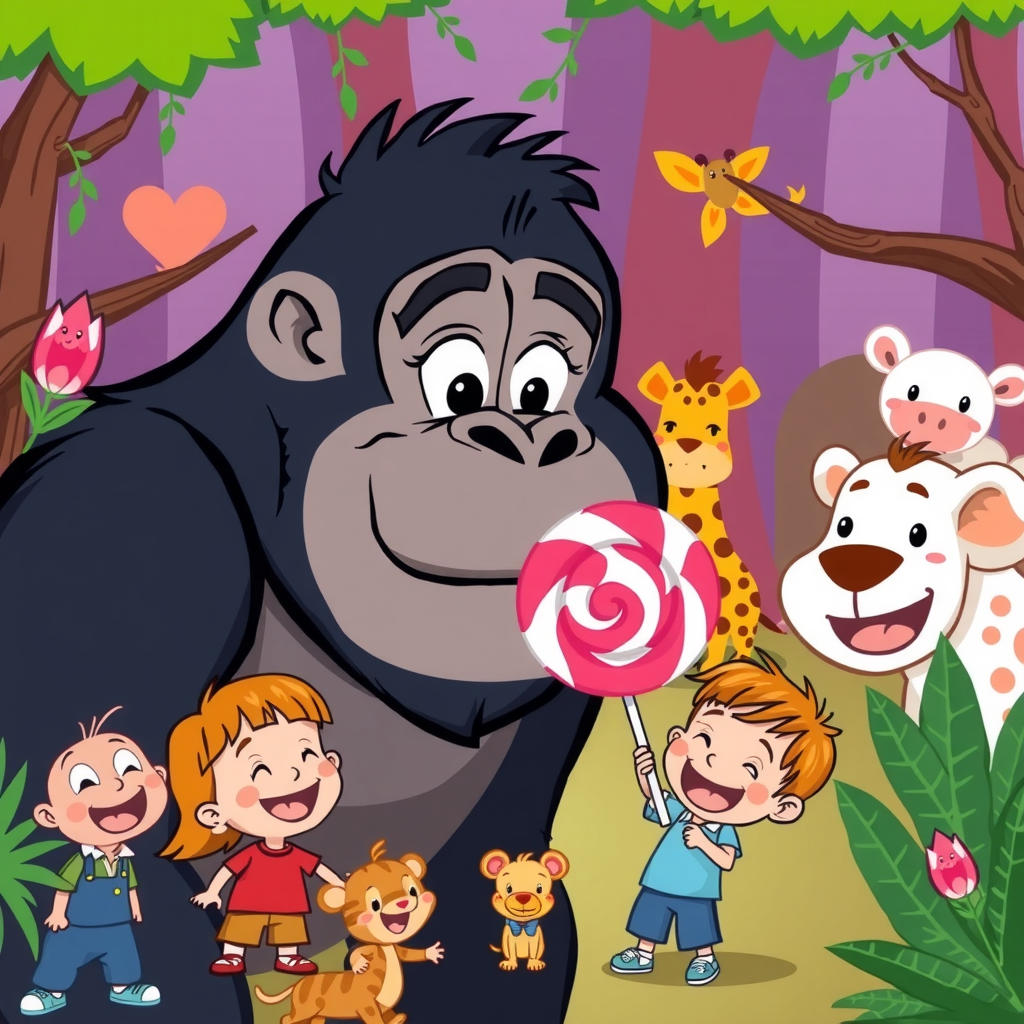 George Goes Ape Over Lollipops