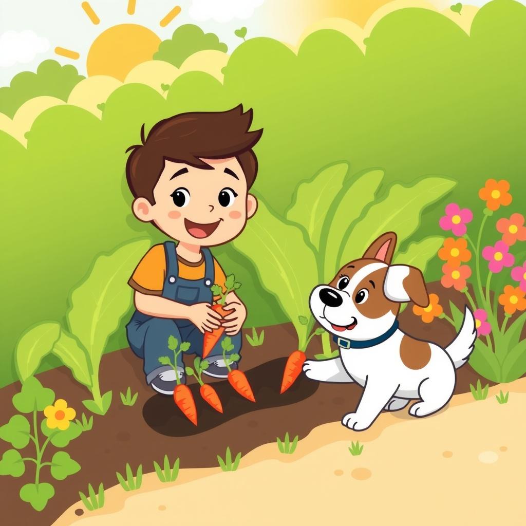 The Boy and His Faithful Friend