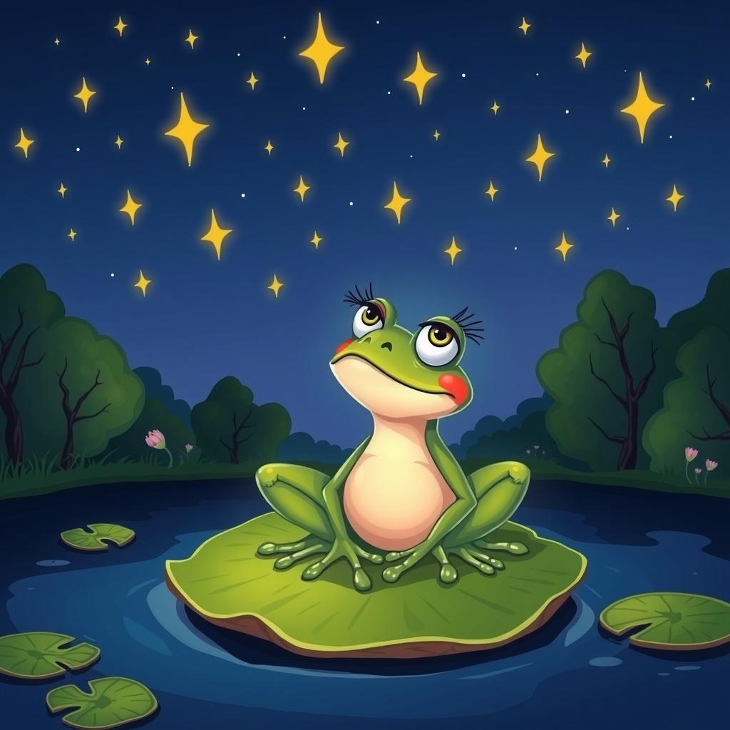 The Frog and the Falling Stars