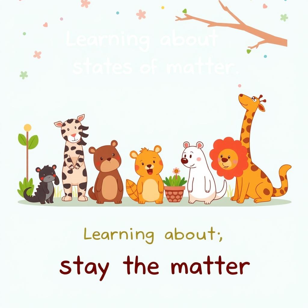 The Curious Animals and the States of Matter