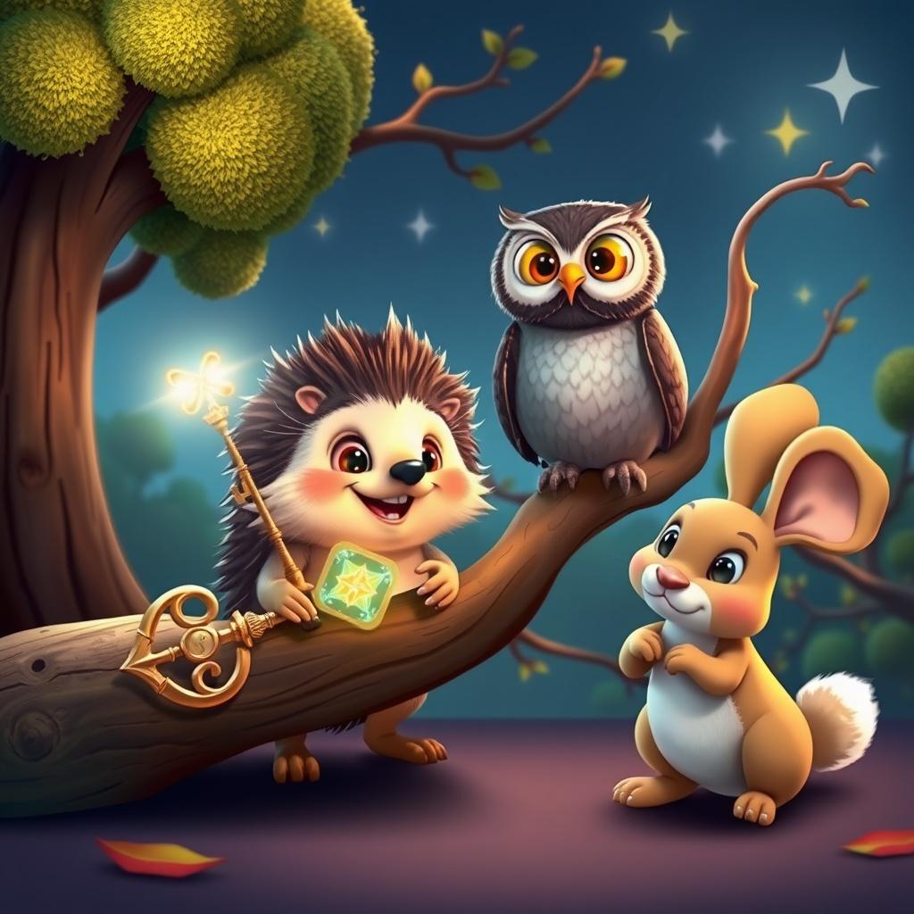 The Adventure of Spike and the Enchanted Tree