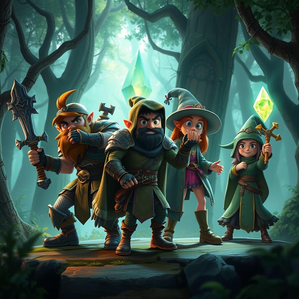 The Quest for the Shattered Crystal