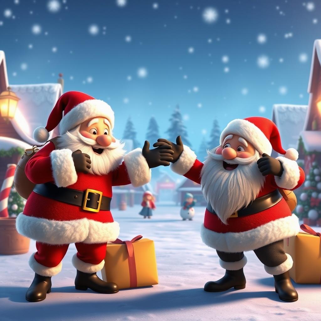 Double Santa Claus