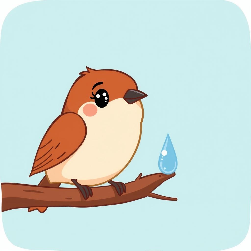 The Thirsty Sparrow