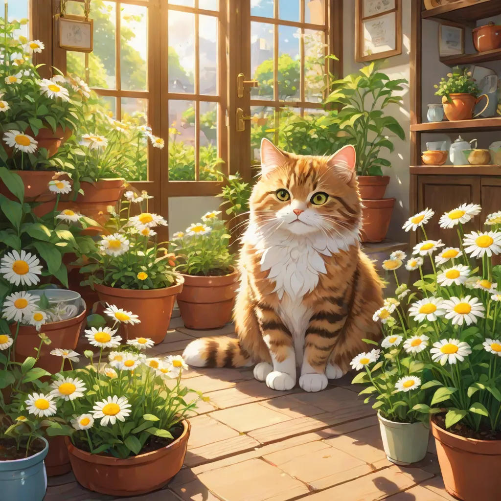 Tea Time with Whiskers