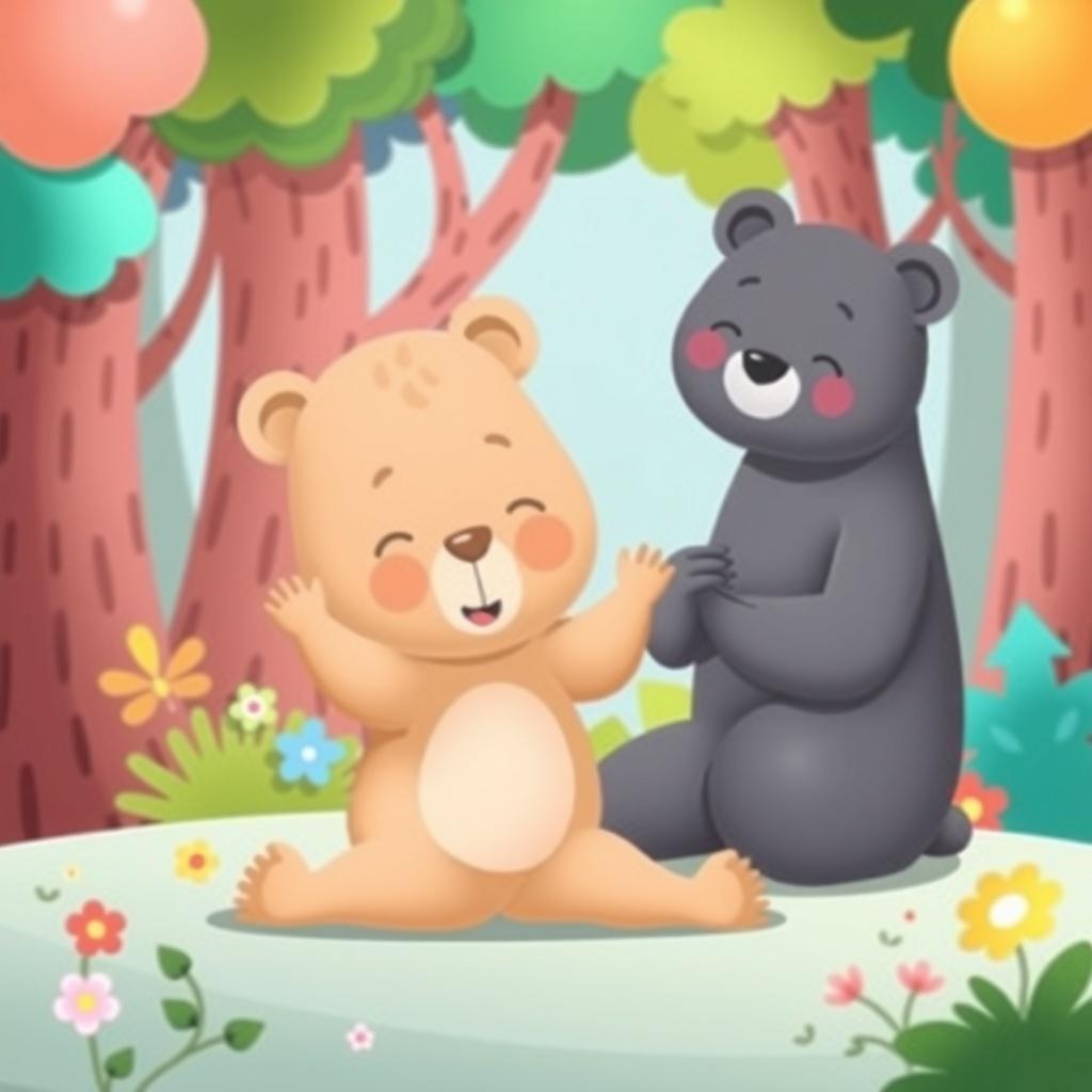 Baby Bear Learns Yoga