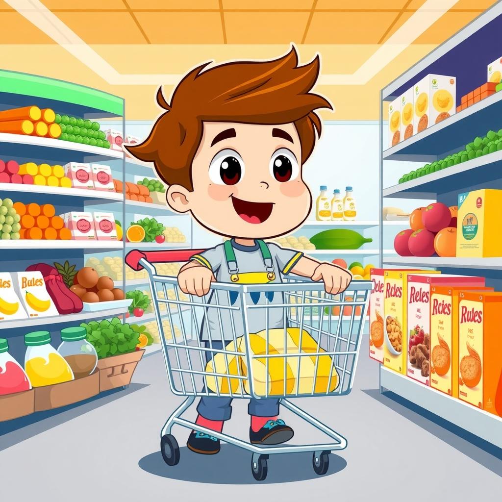 The Boy's Supermarket Adventure