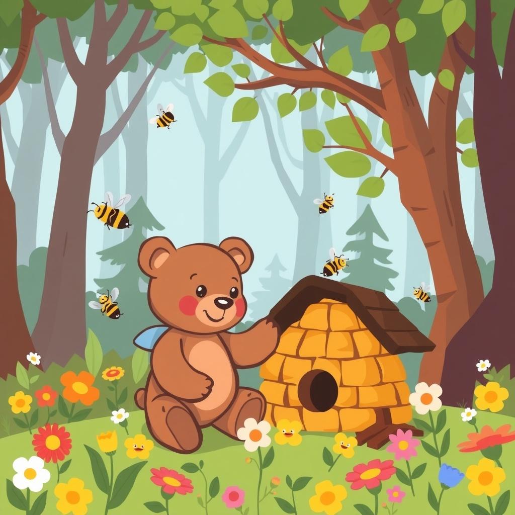Teddy and the Bees