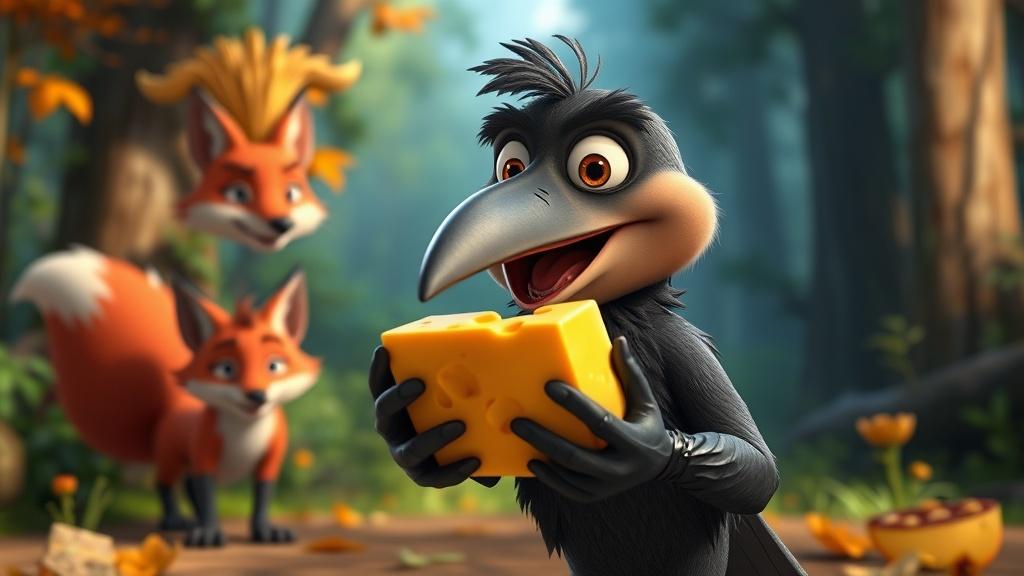 The Clever Crow's Triumph
