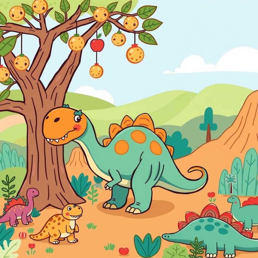 The Cookie Quest of Dippy the Dinosaur