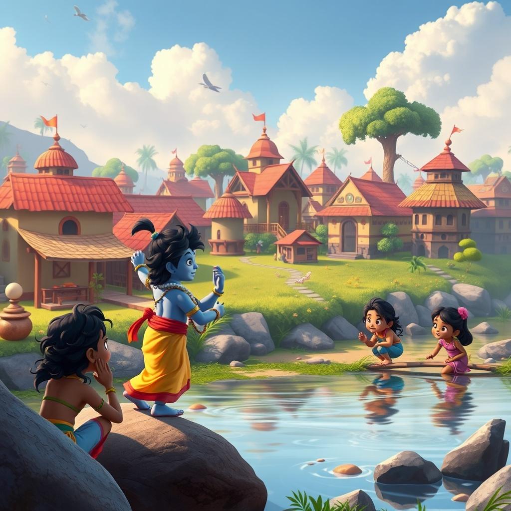 Krishna's Courageous Adventure