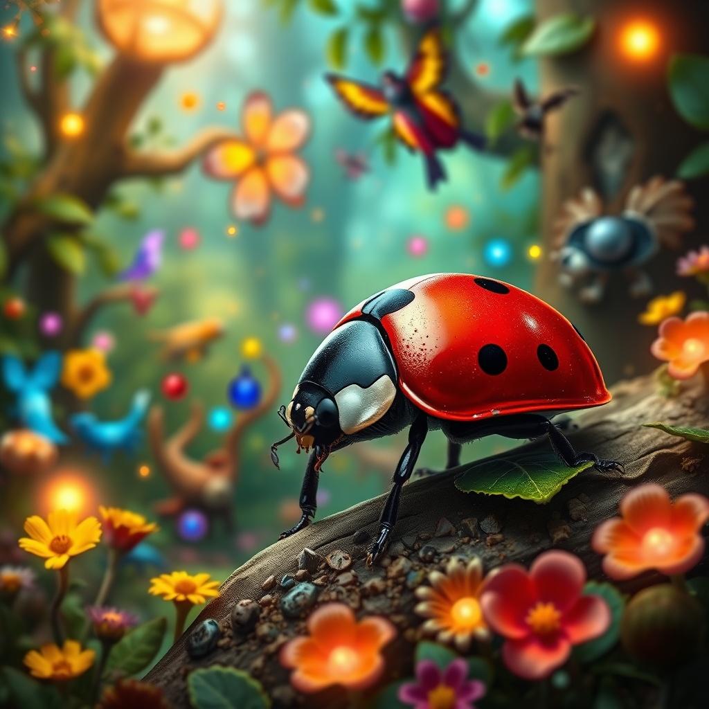 The Little Ladybug's Journey