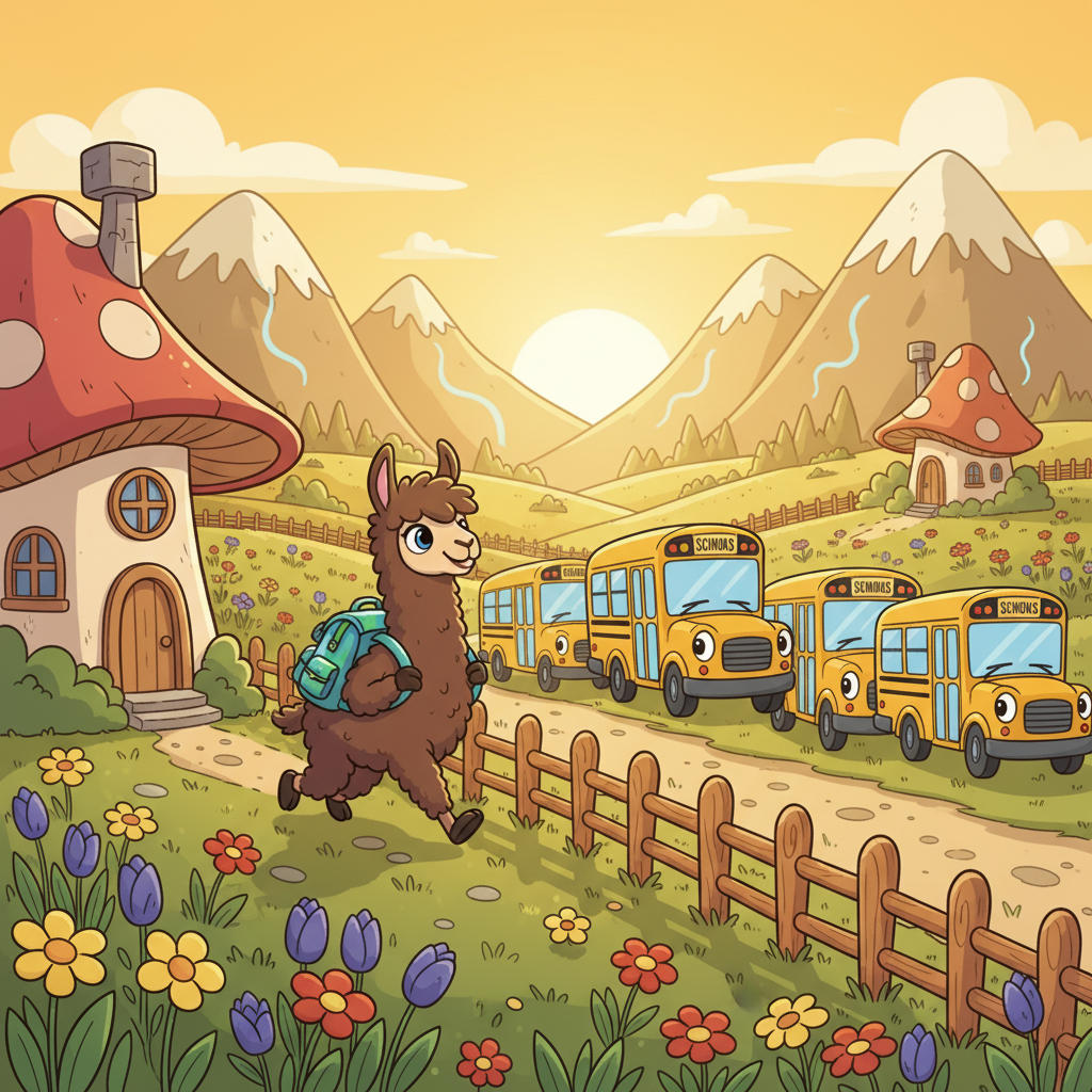 Leo the Llama’s First Day