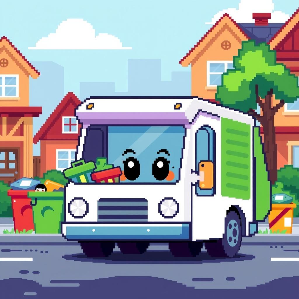 The Adventures of a Cute Trash Truck