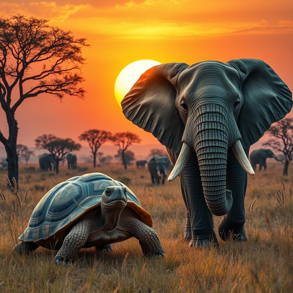 The Elephant and the Wise Tortoise
