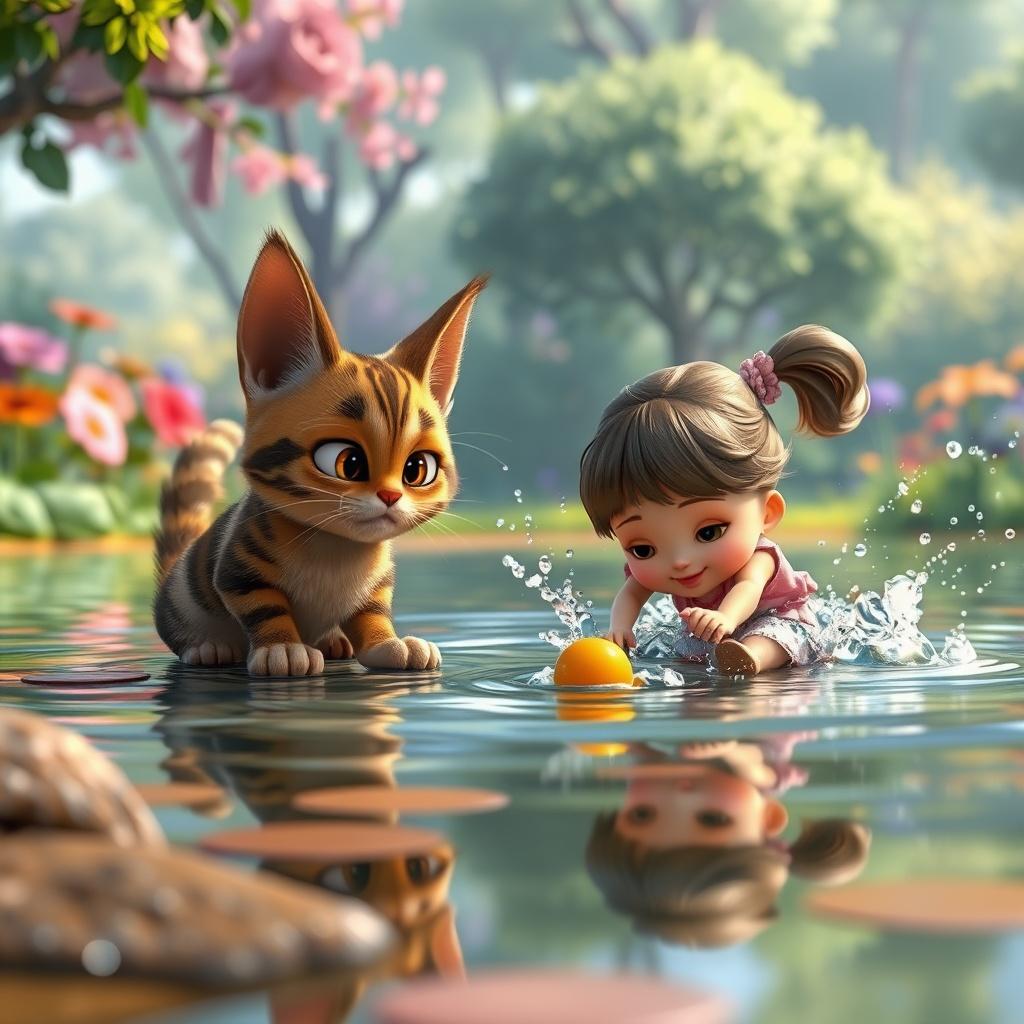 Whiskers' Big Splash