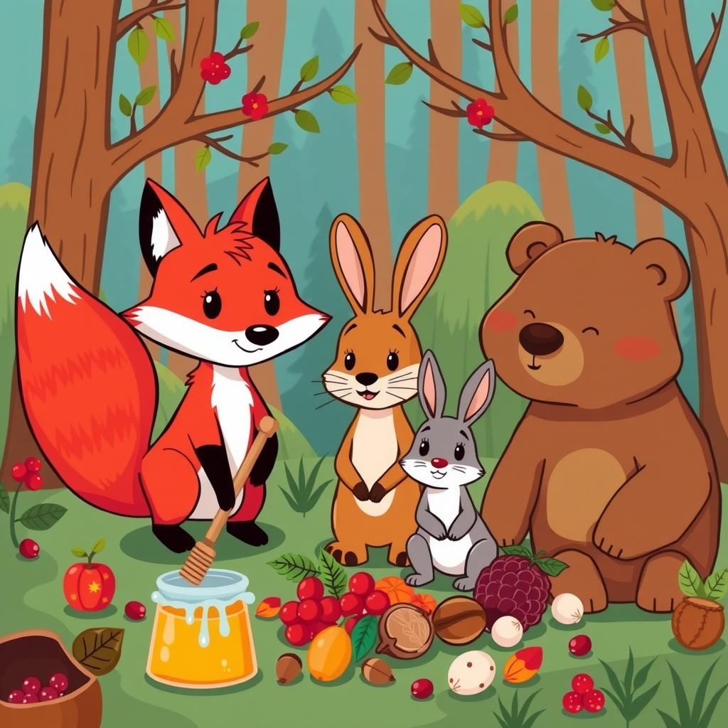 The Fox and the Forest Feast
