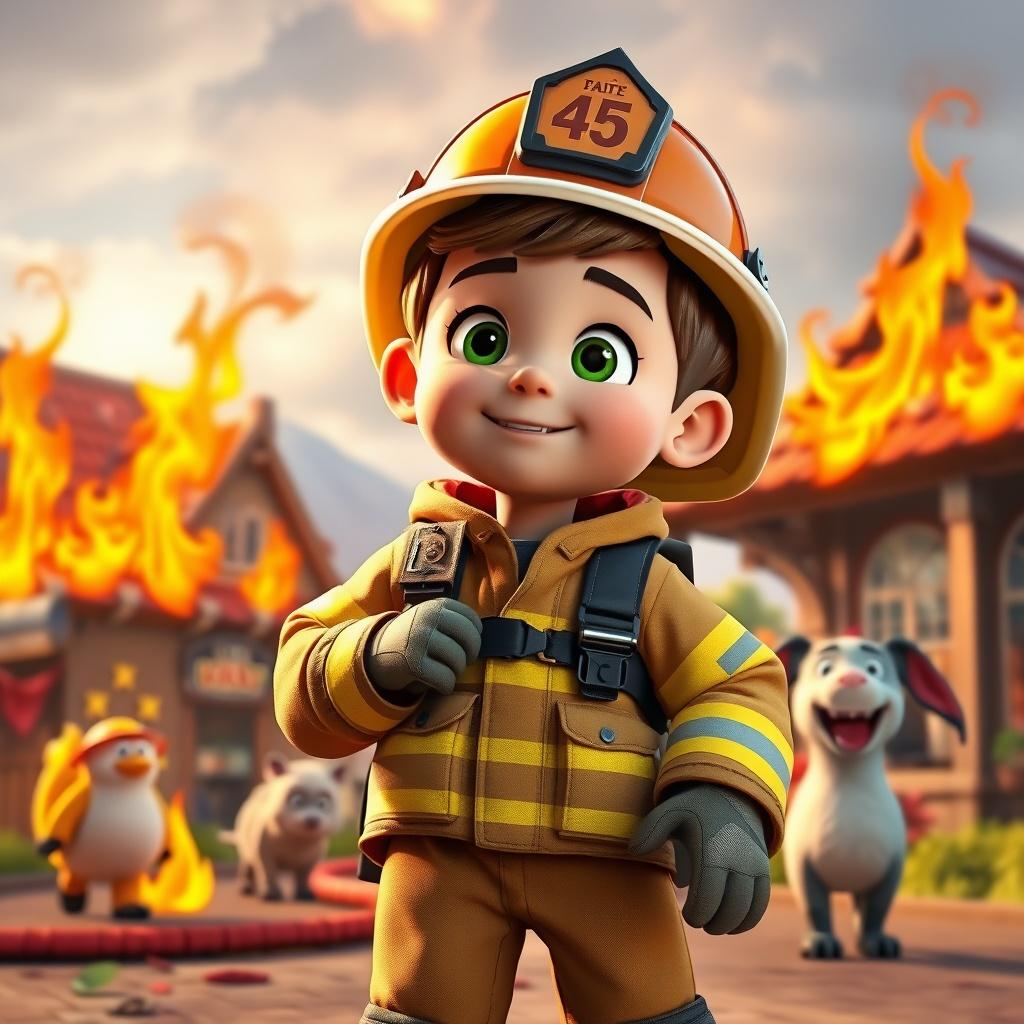 El Valiente Miguel Adrián y el Fuego Travieso