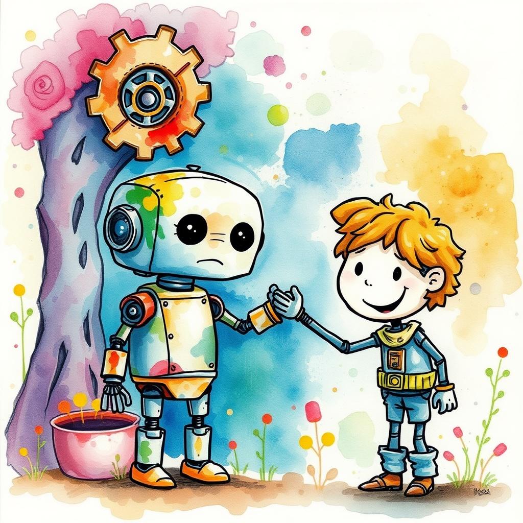 The Journey of the Sad Little Robot