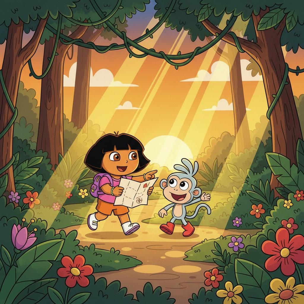 Dora and Boots and the Ghostly Chase
