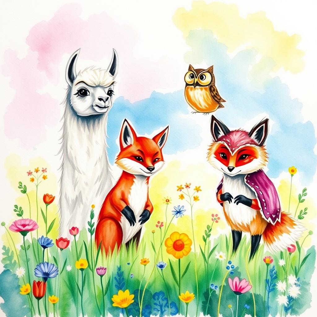 The Little Llama and the Lesson of Honesty