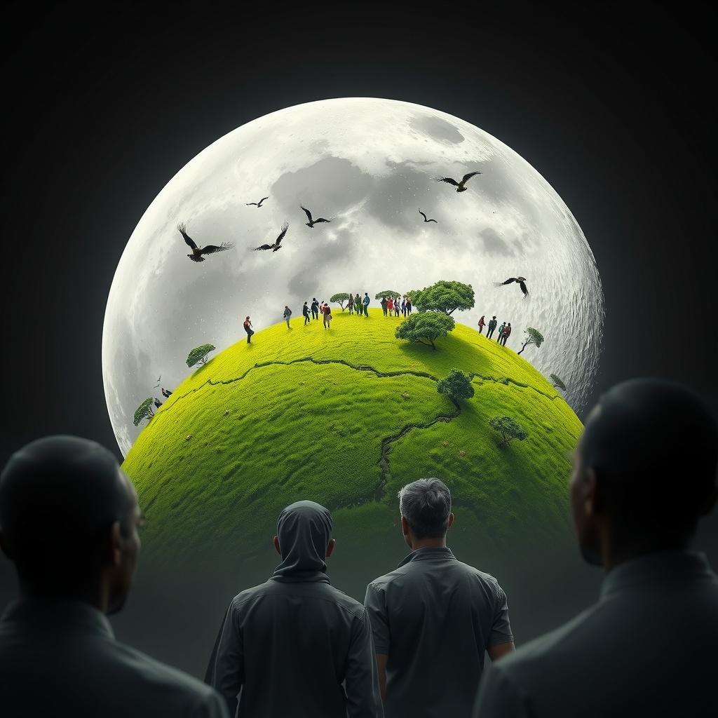 The Green Earth and the Moon Men