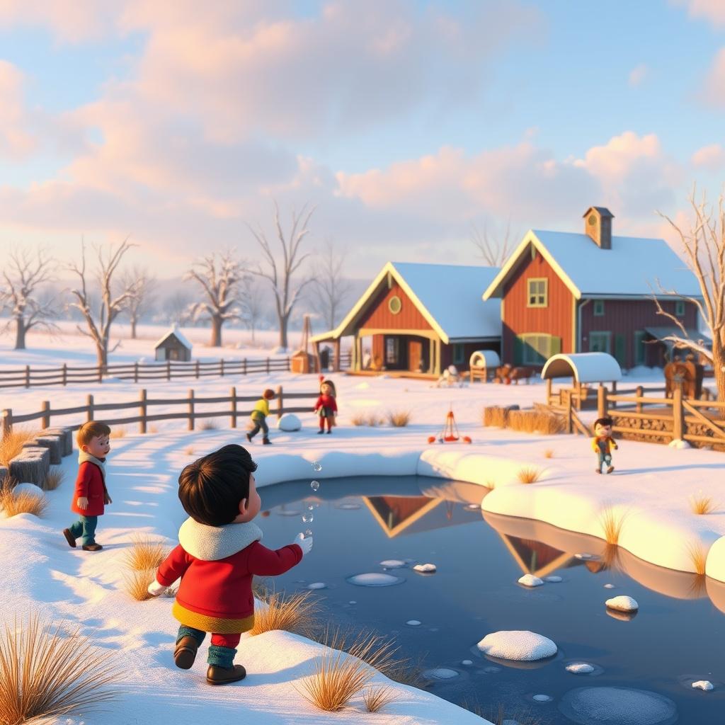 Winter's Dance on the Farm