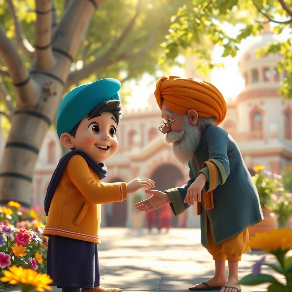 Harnam's Adventure to the Gurdwara