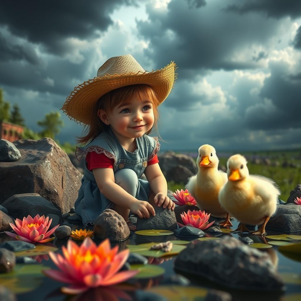 The Little Cowgirl's Pond