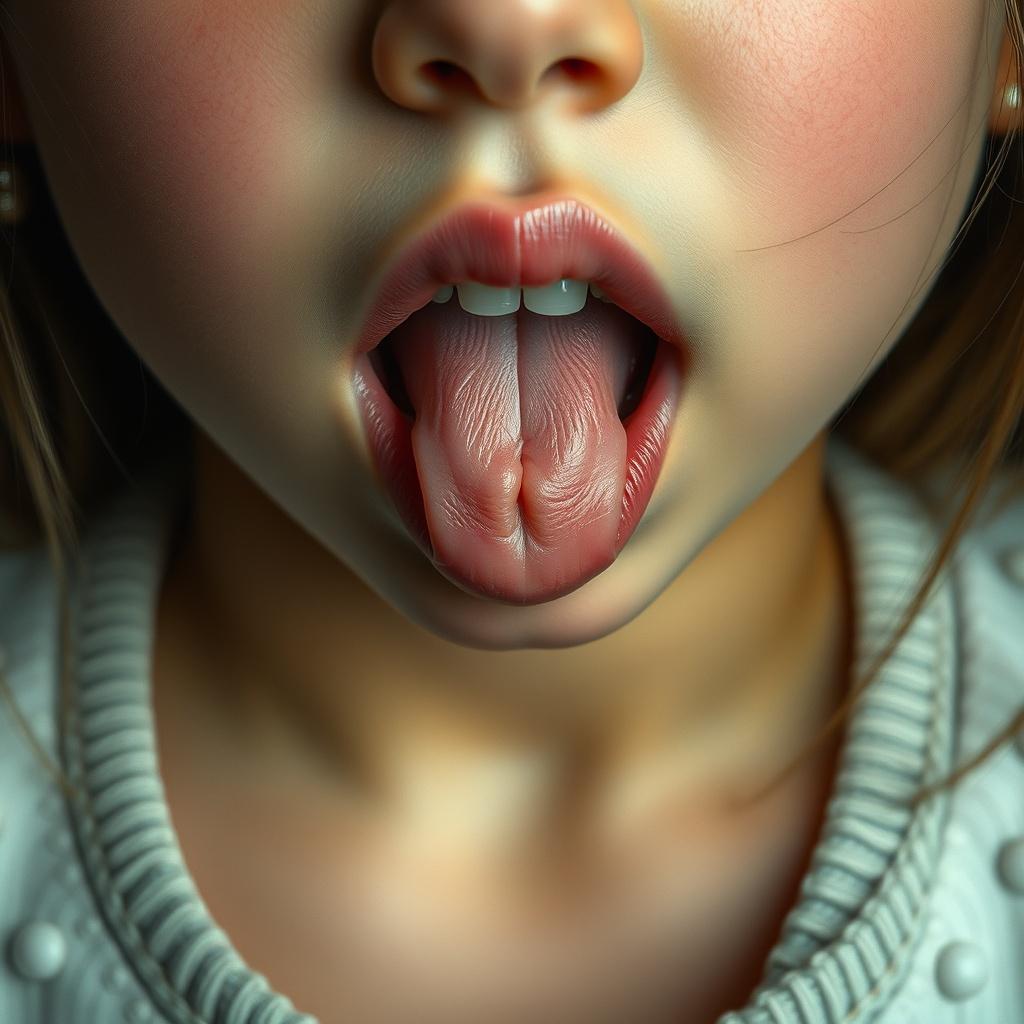The Girl with the Belly Button Mouth