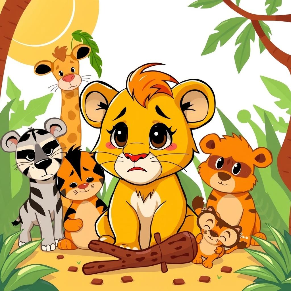 Lila the Little Lion Learns to Forgive