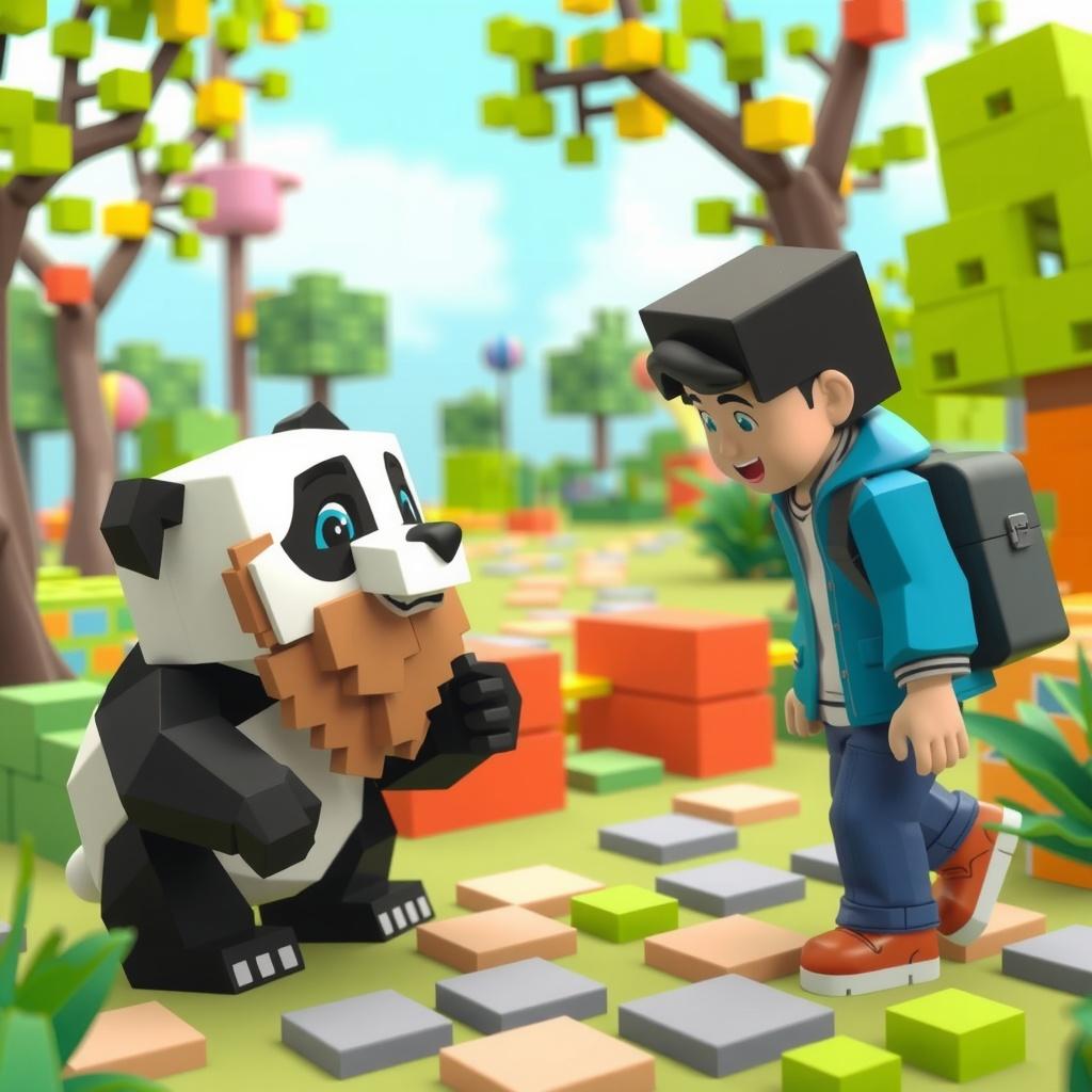 The Tale of the Panda Beard and Aziz