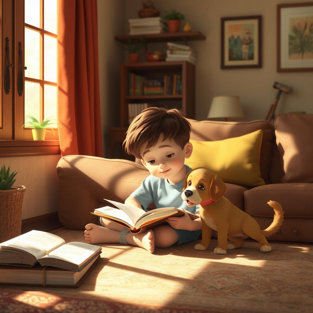 Brody's Reading Adventure with Rosie