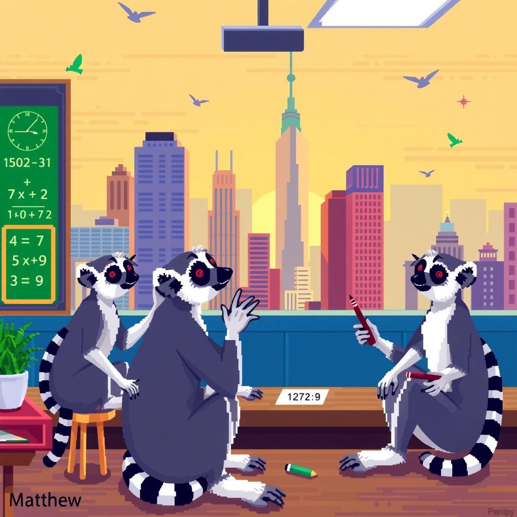 Math Lemurs Take Manhattan